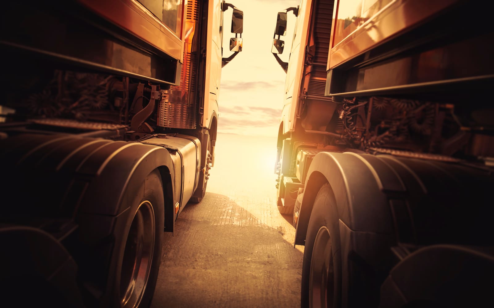 Rollteer fleet at sunset